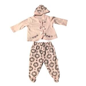 Vitamins Baby Girl 3 piece Set